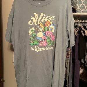 Alice in Wonderland Oversized Shirt